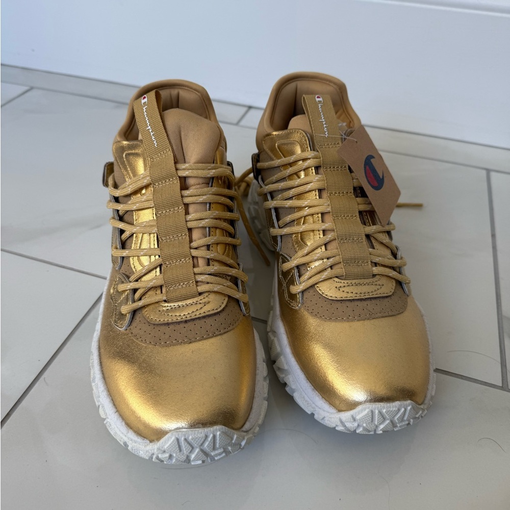 Gold Champion Sneakers (NWT)